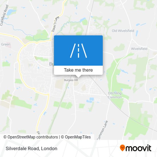 Silverdale Road map