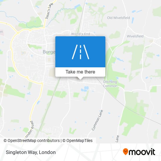 Singleton Way map