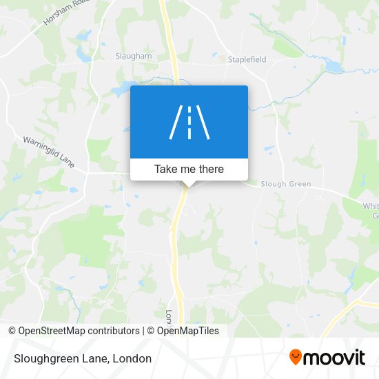 Sloughgreen Lane map