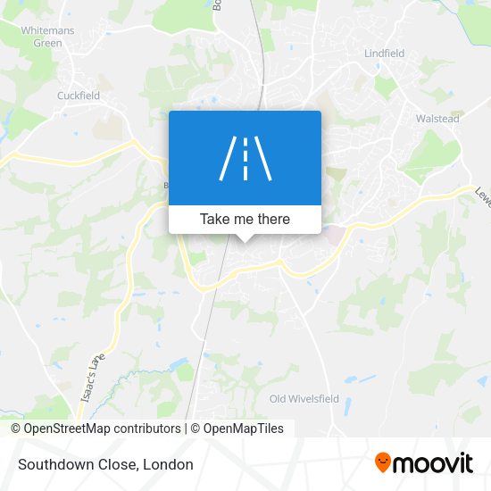 Southdown Close map