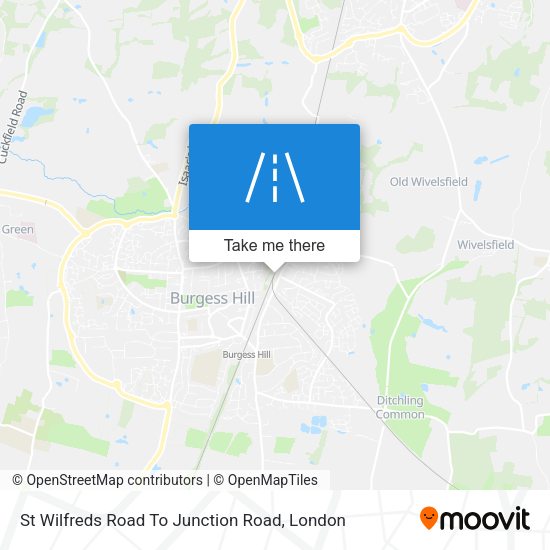 St Wilfreds Road To Junction Road map