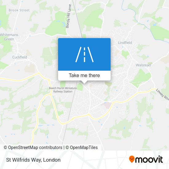St Wilfrids Way map