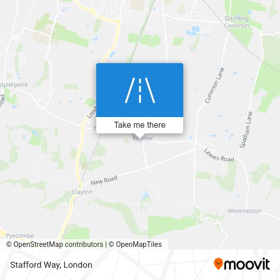 Stafford Way map