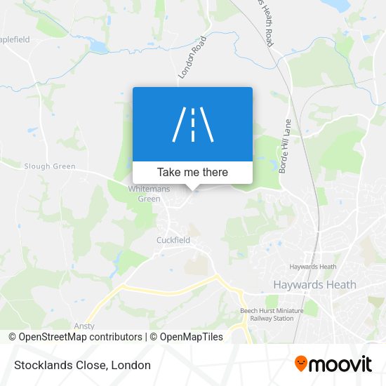 Stocklands Close map