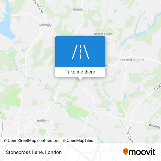 Stonecross Lane map