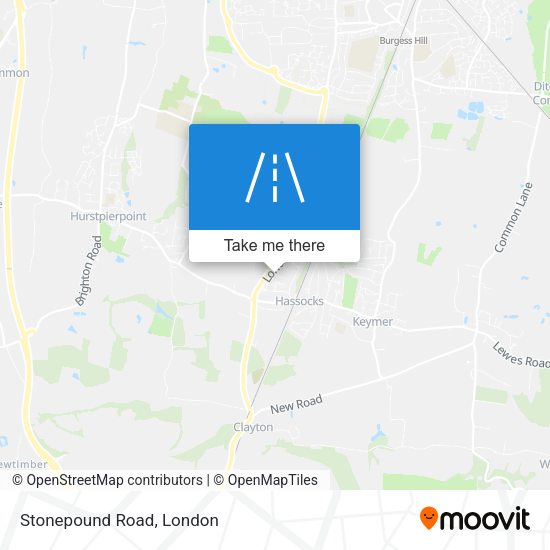 Stonepound Road map