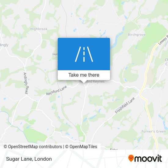 Sugar Lane map