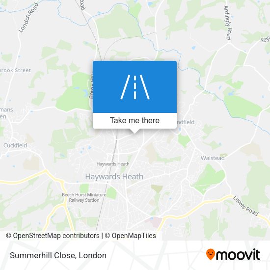 Summerhill Close map