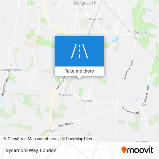 Sycamore Way map