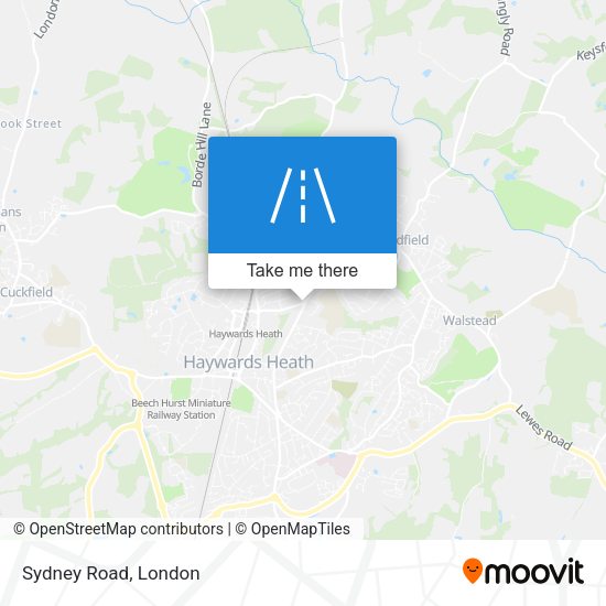 Sydney Road map