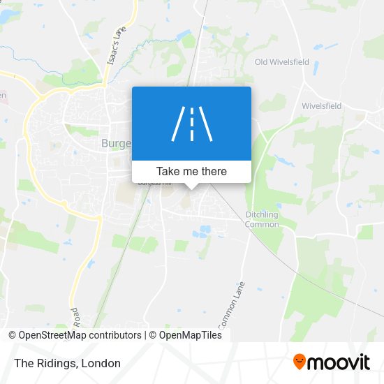 The Ridings map