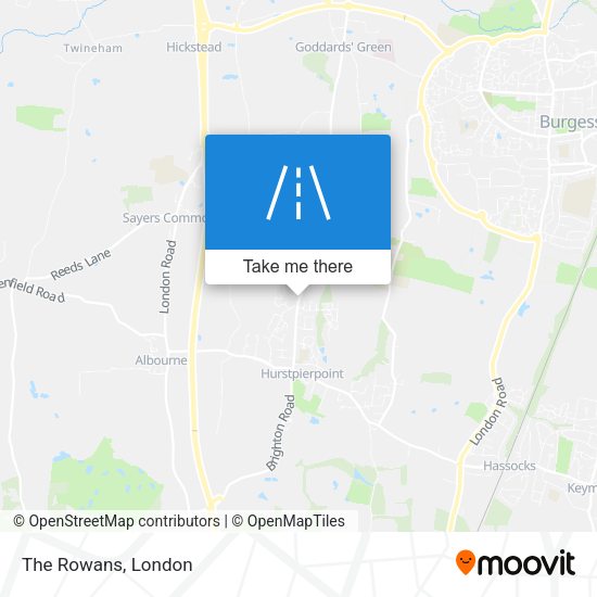 The Rowans map