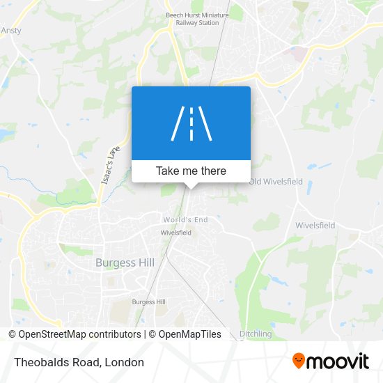 Theobalds Road map