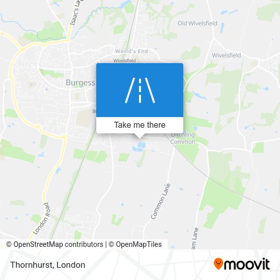 Thornhurst map