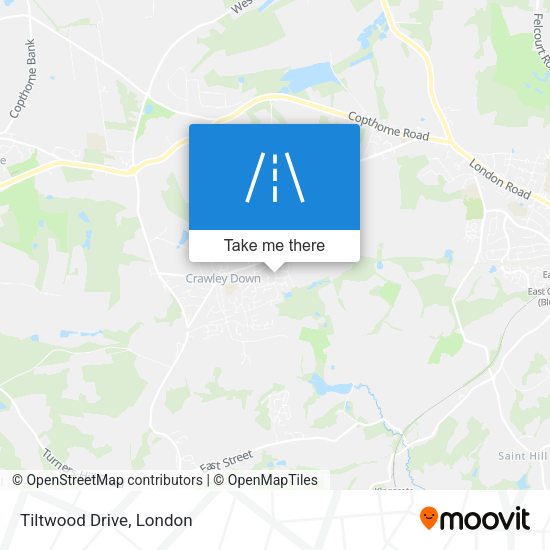 Tiltwood Drive map