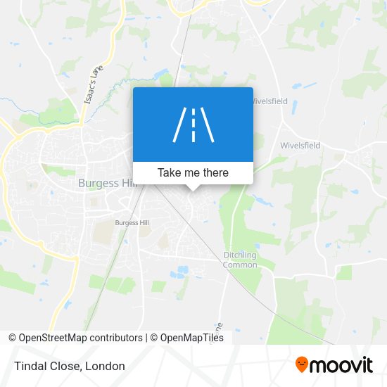 Tindal Close map