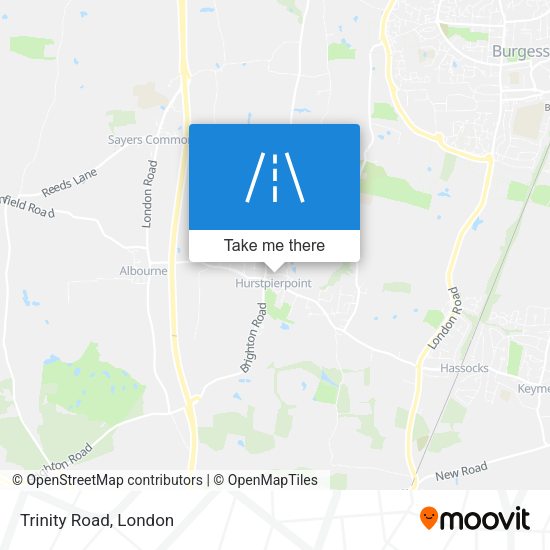 Trinity Road map