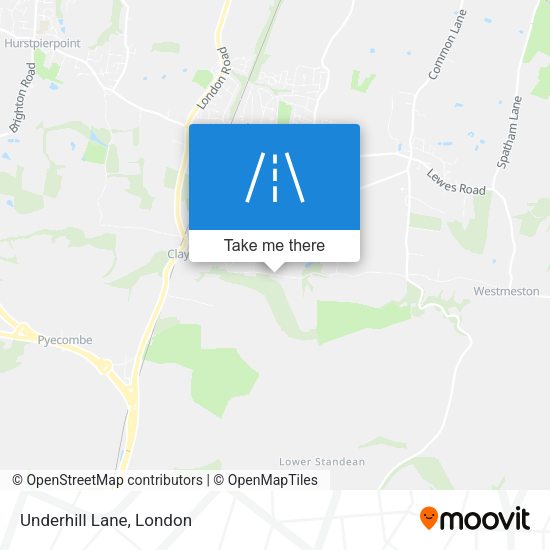 Underhill Lane map