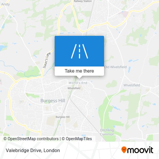 Valebridge Drive map