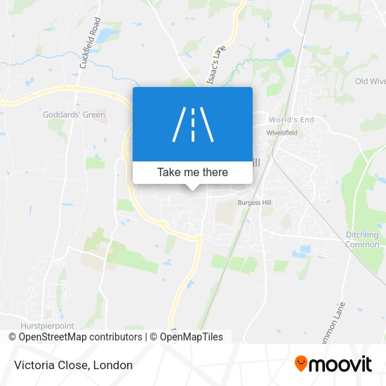 Victoria Close map