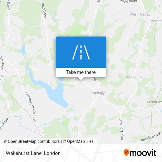 Wakehurst Lane map