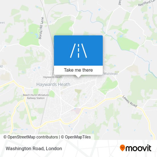 Washington Road map