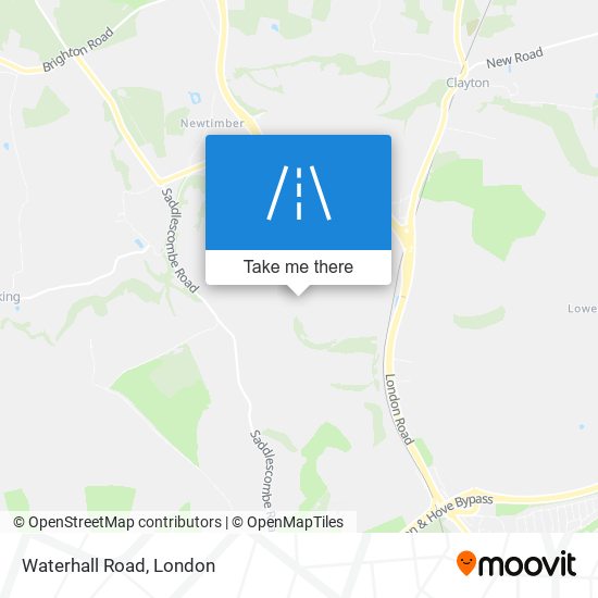 Waterhall Road map