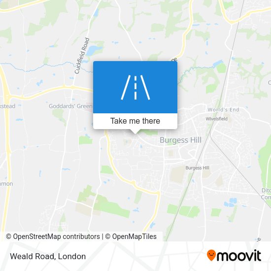 Weald Road map