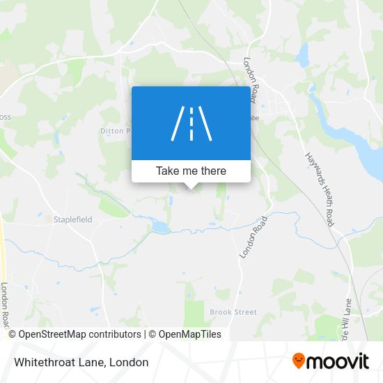 Whitethroat Lane map