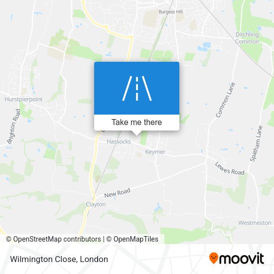 Wilmington Close map