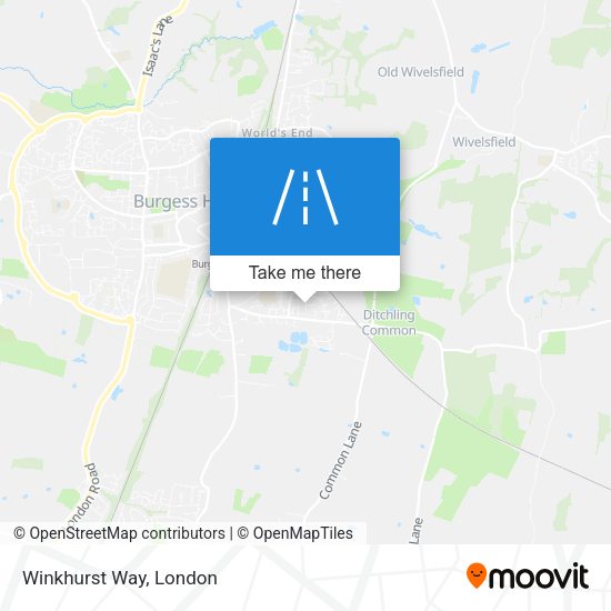 Winkhurst Way map