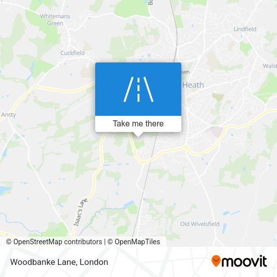 Woodbanke Lane map