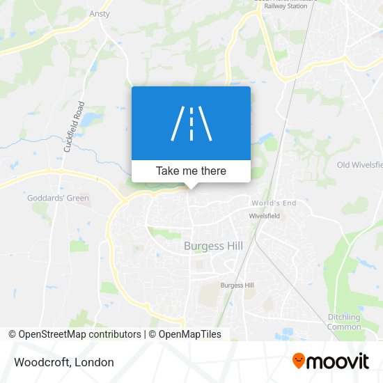 Woodcroft map