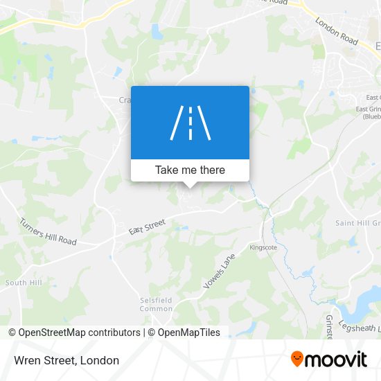 Wren Street map