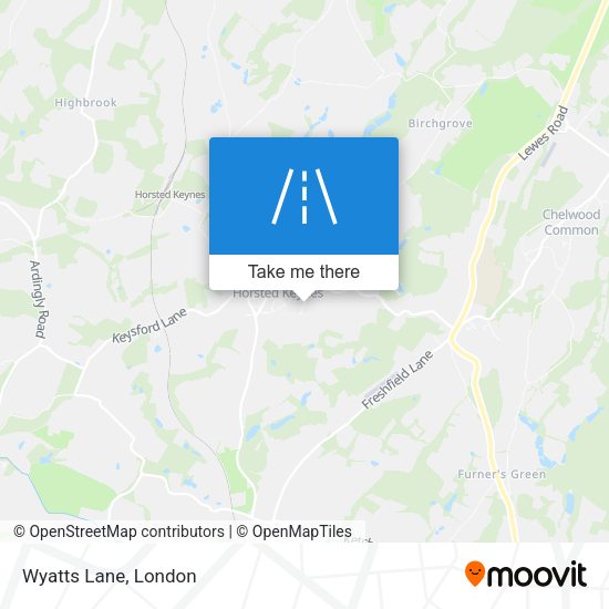 Wyatts Lane map
