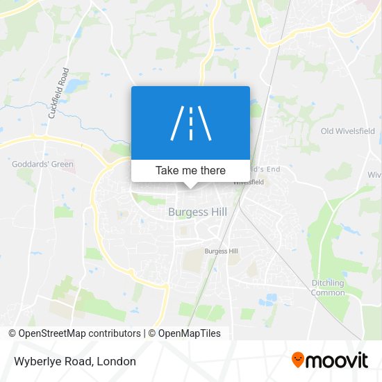 Wyberlye Road map