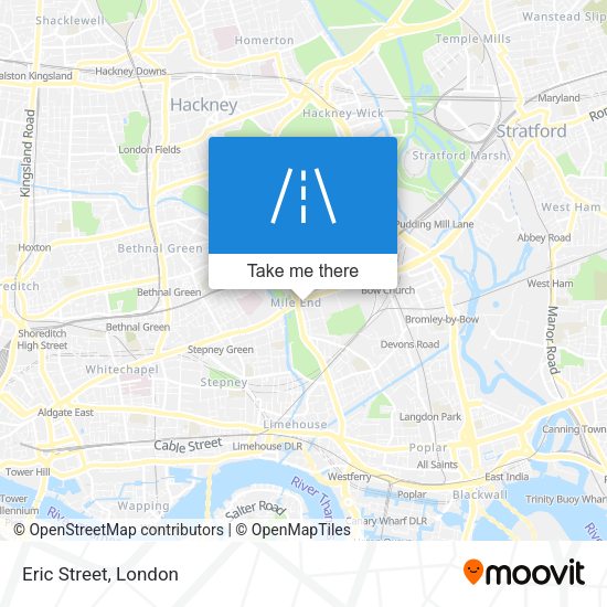 Eric Street map