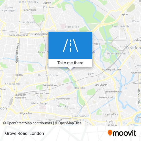 Grove Road map