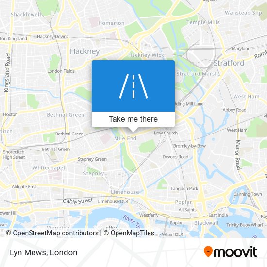 Lyn Mews map