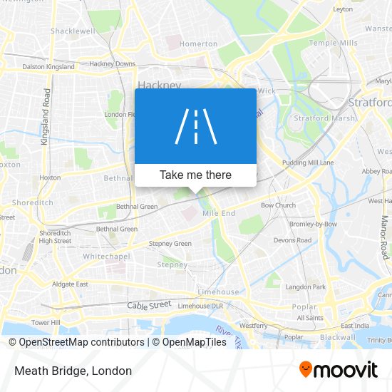 Meath Bridge map