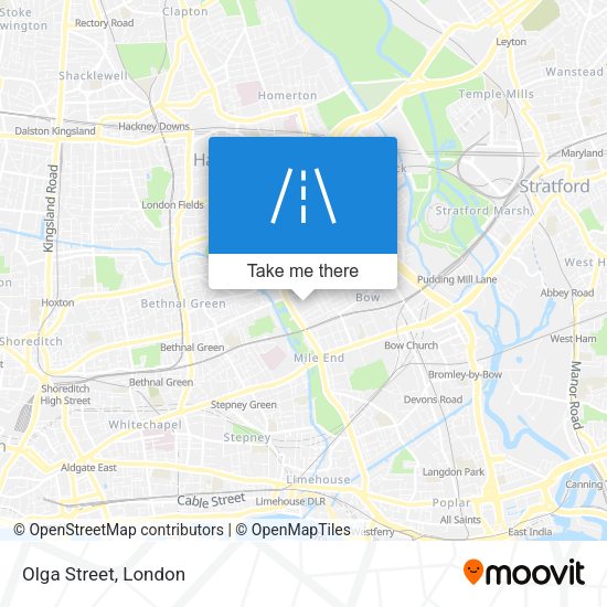 Olga Street map