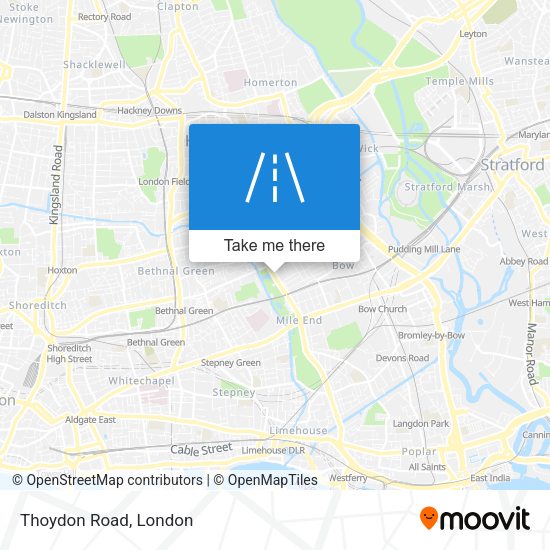 Thoydon Road map