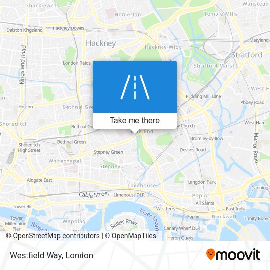 Westfield Way map