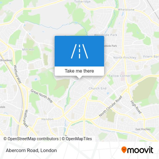 Abercorn Road map
