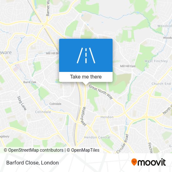 Barford Close map