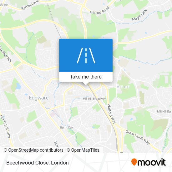 Beechwood Close map