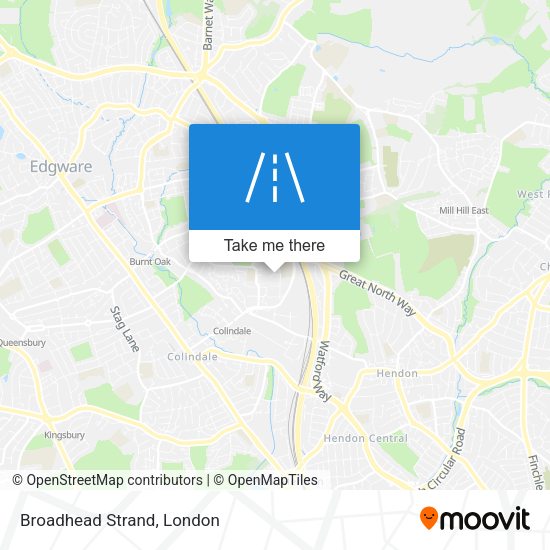 Broadhead Strand map