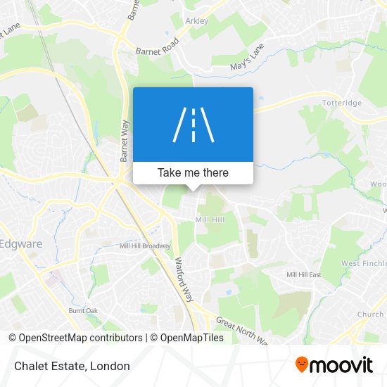 Chalet Estate map