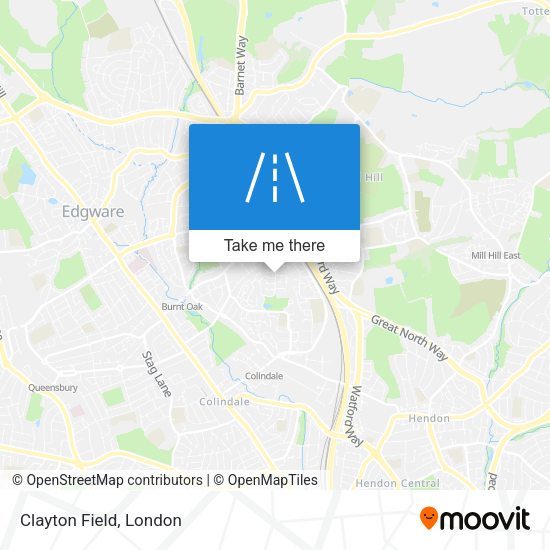 Clayton Field map