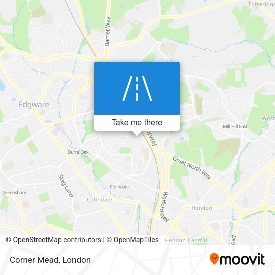 Corner Mead map